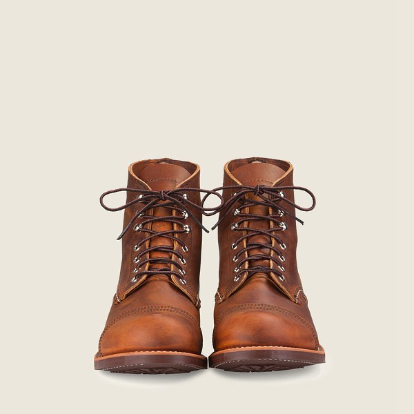 Red Wing Heritage Bot Erkek - Iron Ranger - 6-Inchr Rough & Tough Deri - Kahverengi - 72NXFTMSG